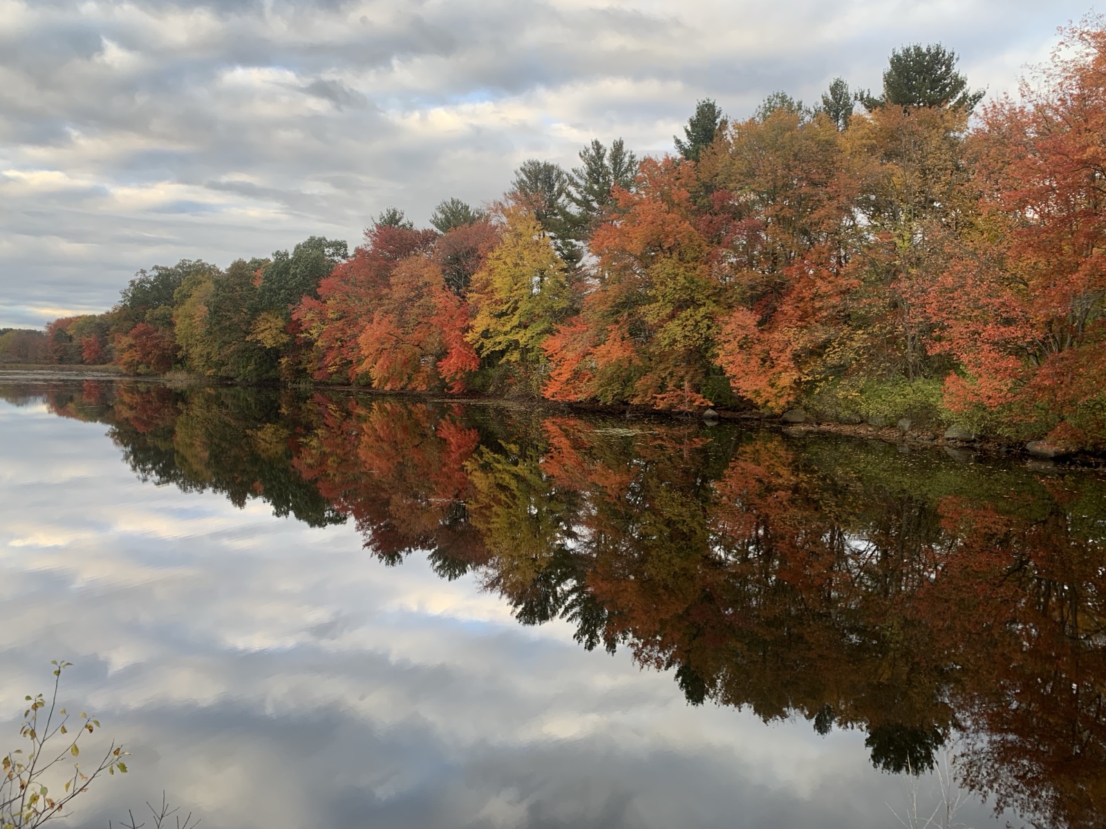 Fall foliage in Acton, Massachusetts