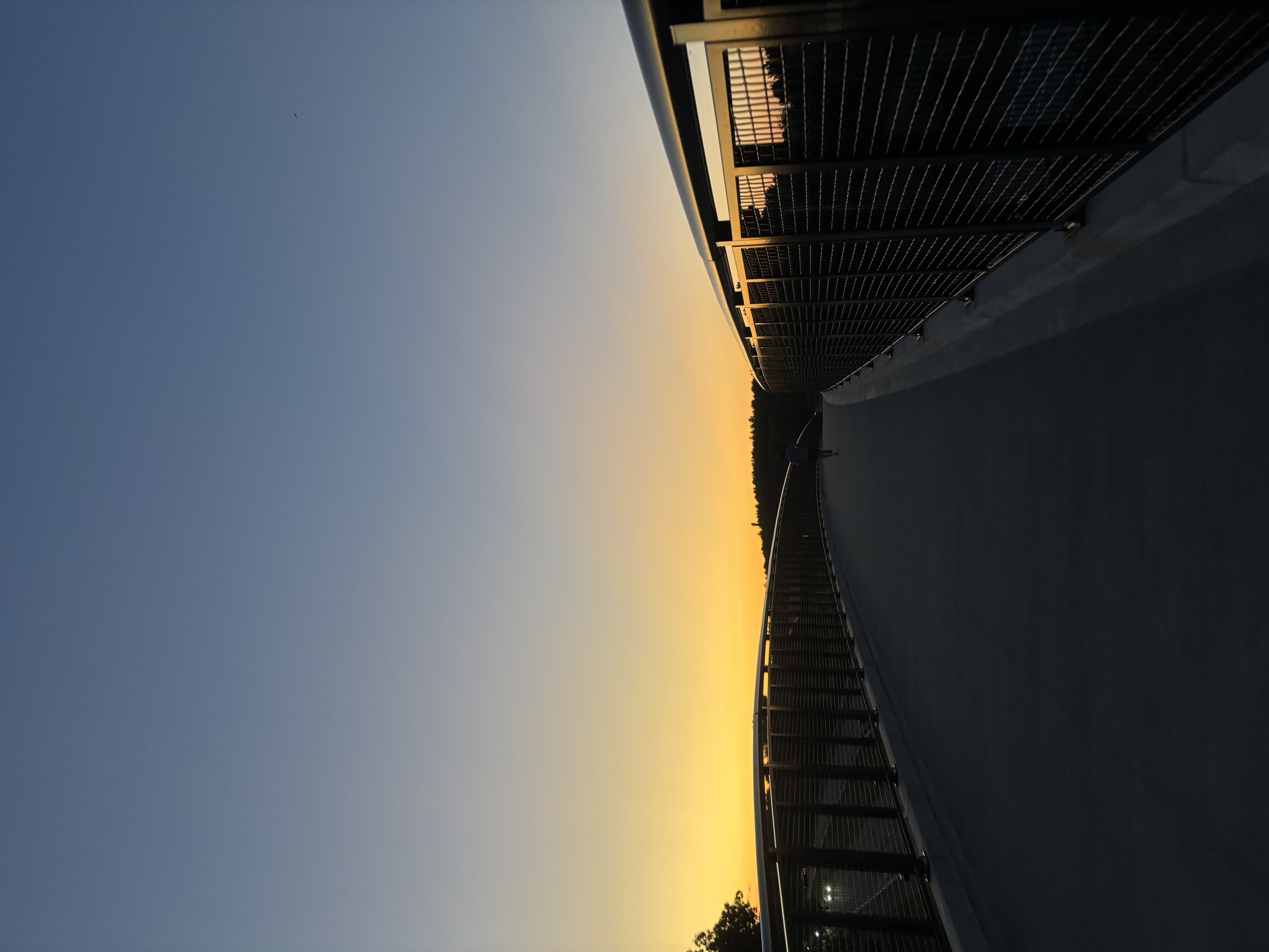 Footbridge at dusk, Acton, Massachusetts