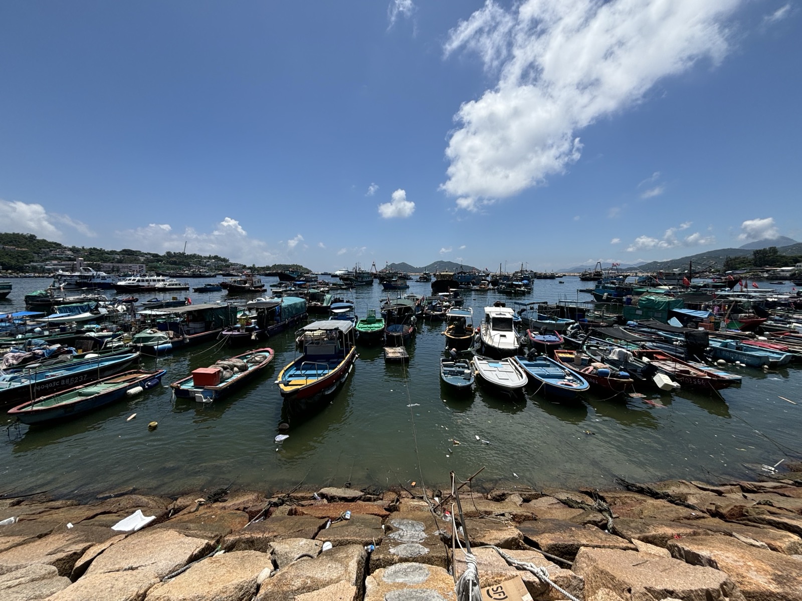 Fishing boats at Cheung Chau, Hong Kong